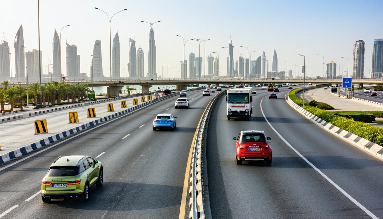 Detailed account management for tollway users in Dubai